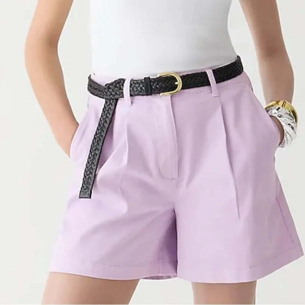 J.Crew Pleated capeside chino short NWT Size 12